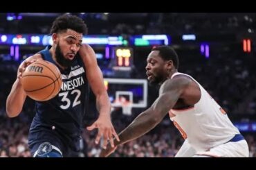 Minnesota Timberwolves vs New York Knicks - Full Game Highlights | January 1, 2024 | 2023-24 Season