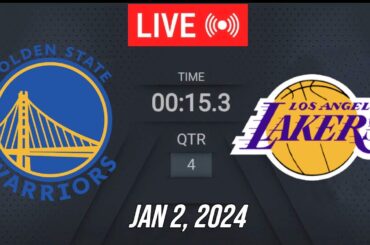 NBA LIVE! Golden State Warriors vs Los Angeles Lakers | January 2, 2024 | Warriors vs Lakers Live