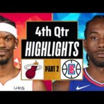 LA Clippers vs Miami Heat 4th QTR - PART 2 Highlights | Jan 1 | 2024 NBA Regular Season