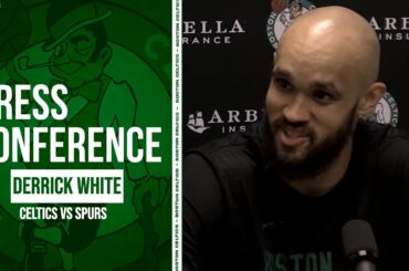 Derrick White on Getting ALL STAR CHANTS During Celtics Win vs Spurs | Postgame Interview 12/31/23