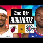 LA Clippers vs Miami Heat Full Highlights 2nd QTR | Jan 1 | 2024 NBA Regular Season