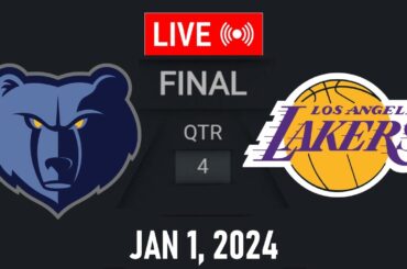 NBA LIVE! LA Lakers vs Memphis Grizzlies | January 1, 2024 | LAKERS vs GRIZZLIES LIVE