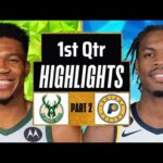 Milwaukee Bucks vs Indiana Pacers 1st QTR - PART 2 Highlights | Jan 01 | 2024 NBA Season