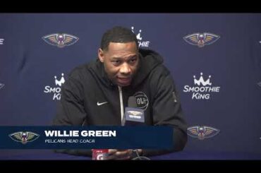 Willie Green previews matchup against the Brooklyn Nets | Pelicans vs. Nets Pregame 1/2/24