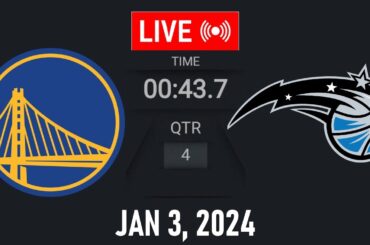 NBA LIVE! Golden State Warriors vs Orlando Magic | January 3, 2024 | WARRIORS vs MAGIC LIVE