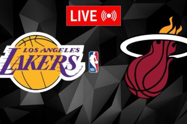 NBA LIVE! LA Lakers vs Miami Heat | January 3, 2024 | LAKERS vs HEAT LIVE