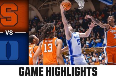 Syracuse vs. Duke Game Highlights | 2023-24 ACC Men’s Basketball