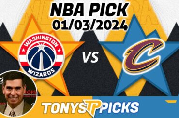 Washington Wizards vs. Cleveland Cavaliers 1/3/2024 FREE NBA Picks and Predictions on NBA Betting