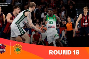 Baskonia-Panathinaikos| Round 18 Highlights | 2023-24 Turkish Airlines EuroLeague