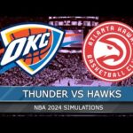 Atlanta Hawks vs Oklahoma City Thunder | NBA Today 1/3/2024 Full Game Highlights | (NBA 2K24 Sim)