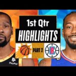 LA Clippers vs Phoenix Suns 1st QTR - PART 2 Highlights | Jan 3 | 2024 NBA Regular Season