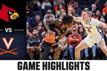 Louisville vs. Virginia Game Highlights | 2023-24 ACC Men’s Basketball