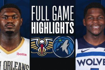 PELICANS at TIMBERWOLVES | FULL GAME HIGHLIGHTS | January 3, 2024