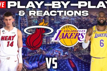 Miami Heat vs Los Angeles Lakers | Live Play-By-Play & Reactions