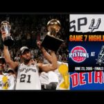 2005 NBA Finals Game 7 Full Highlights - Detroit Pistons at San Antonio Spurs