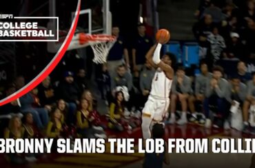 Bronny James throws down the alley-oop 🔥 | ESPN College Basketball