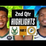 Milwaukee Bucks vs Indiana Pacers 2nd QTR - PART 2 Highlights | Jan 3 | 2024 NBA Regular Season