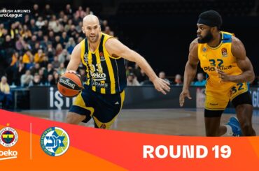 Fenerbahce-Maccabi | Round 19 Highlights | 2023-24 Turkish Airlines EuroLeague