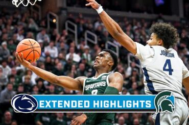 Penn State at Michigan State | Extended Highlights | Big Ten Men's Basketball | Jan. 4, 2023