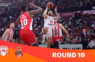 Olympiacos-AS Monaco | Round 19 Highlights | 2023-24 Turkish Airlines EuroLeague