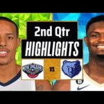 Memphis Grizzlies vs New Orleans Pelicans 2nd QTR - PART 2 Highlights | Dec 26 | 2023 NBA Season