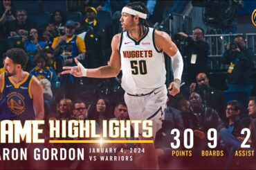 Aaron Gordon Full Game Highlights vs Warriors 🎥