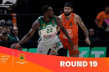 Valencia-Panathinaikos | Round 19 Highlights | 2023-24 Turkish Airlines EuroLeague