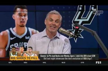 The Herd | Colin reacts Giannis outduels Wemby as Bucks def. Spurs, Jokic outduels Curry