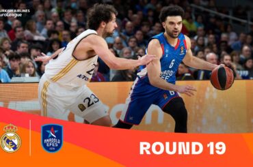 Real Madrid-Anadolu Efes Istanbul | Round 19 Highlights | 2023-24 Turkish Airlines EuroLeague