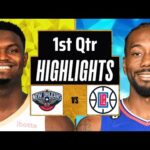 LA Clippers vs New Orleans Pelicans Full Highlights 1st QTR | Jan 5 | 2024 NBA Regular Season