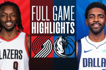 TRAIL BLAZERS at MAVERICKS | FULL GAME HIGHLIGHTS | January 5, 2024