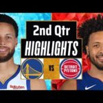 Golden State Warriors vs Detroit Pistons Full Highlights 2nd QTR | Jan 5 | 2024 NBA Regular Season