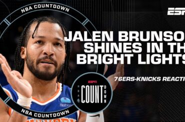 Knicks to the ECF!? 😱 Perk LOVES what he's seeing from Jalen Brunson | NBA Countdown