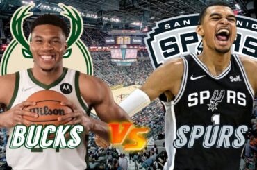 Milwaukee Bucks vs San Antonio Spurs Live Play by Play & Reaction