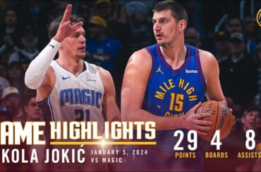 Nikola Jokić Full Game Highlights vs. Orlando Magic 🎥