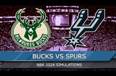 Milwaukee Bucks vs San Antonio Spurs - NBA Today 1/4/24 Full Game Highlights - NBA 2K24 Sim