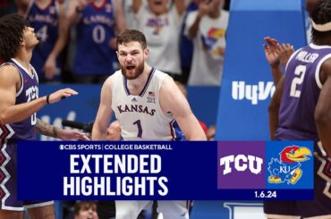 TCU vs. No. 2 Kansas: College Basketball Extended Highlights I CBS Sports