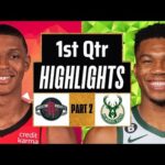 Milwaukee Bucks vs Houston Rockets  1st QTR - PART 2 Highlights | Jan 6 | 2024 NBA Regular Season