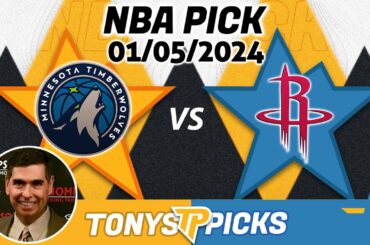 Minnesota Timberwolves vs. Houston Rockets 1/5/2024 FREE NBA Picks and Predictions on NBA Betting