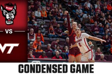 NC State vs. Virginia Tech Condensed Game | 2023-24 ACC Women’s Basketball
