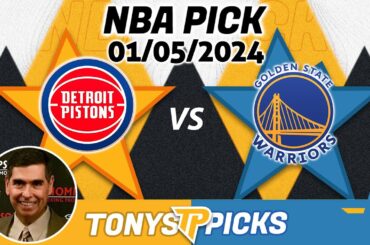 Detroit Pistons vs. Golden St Warriors 1/5/2024 FREE NBA Picks and Predictions on NBA Betting Tips