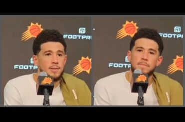 Devin Booker after Phoenix Suns loss to the Dallas Mavericks!!