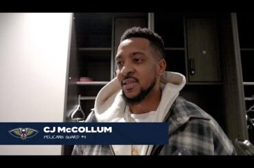 CJ Postgame talks his performance | Pelicans-Kings Postgame Interview 1/7/2024