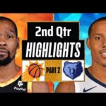 Phoenix Suns vs Memphis Grizzlies 2nd QTR - PART 2 Highlights | Jan 7 | 2024 NBA Regular Season