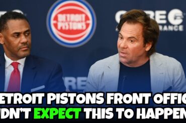 Detroit Pistons front office didn't expect the season to go this bad