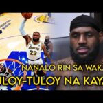 LEBRON JAMES AT LOS ANGELES LAKERS NATULDUKAN NA KANILANG 4-GAME LOSING STREAK.