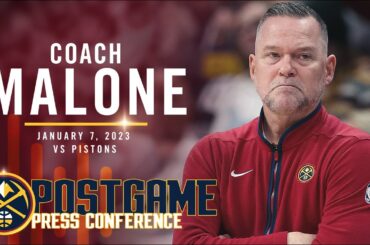 Coach Malone Full Post Game Press Conference vs. Pistons 🎙