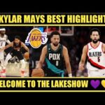 Los Angeles Lakers Sign Skylar Mays (Highlights)