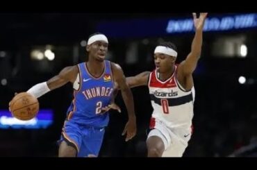 Oklahoma City Thunder vs Washington Wizards - Full Highlights | January 8, 2024 | 2023-24 Season