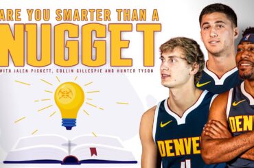 Are You Smarter Than A Nugget With Hunter Tyson, Collin Gillespie and Jalen Pickett 🤔